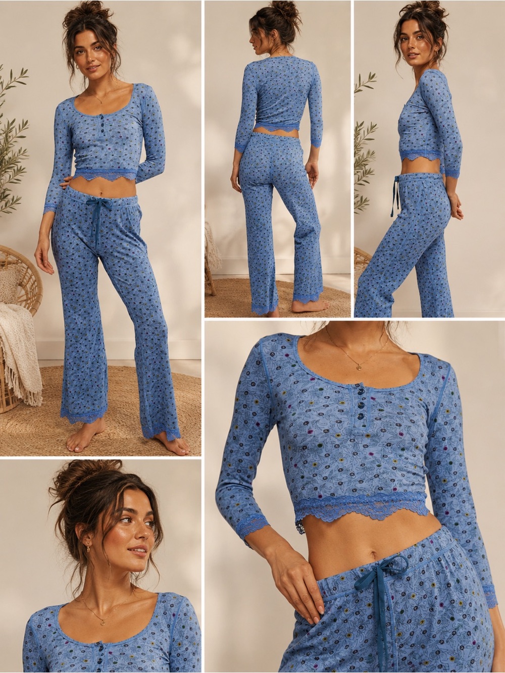 NWT Free People Stolen PJ/Lounge Set